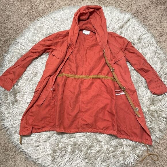 Ann Taylor loft cinch waist coat size small - Picture 2 of 5